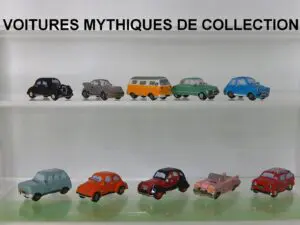 LES VOITURES MYTHQUES DE COLLECTION 2025 - DS -TRACTION-COX-2CV