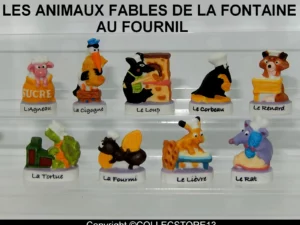 LES ANIMAUX DE LA FONTAINE AU FOURNIL - MAT