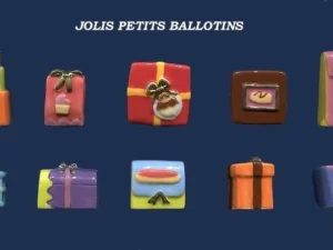 JOLIS PETITS BALLOTINS - FILET OR