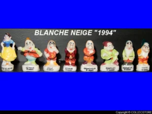 DVO 4 SERIE DE FEVES BLANCHE NEIGE 1994