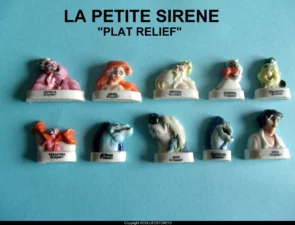 DVO 4 SERIE DE FEVES LA PETITE SIRENE PLATE