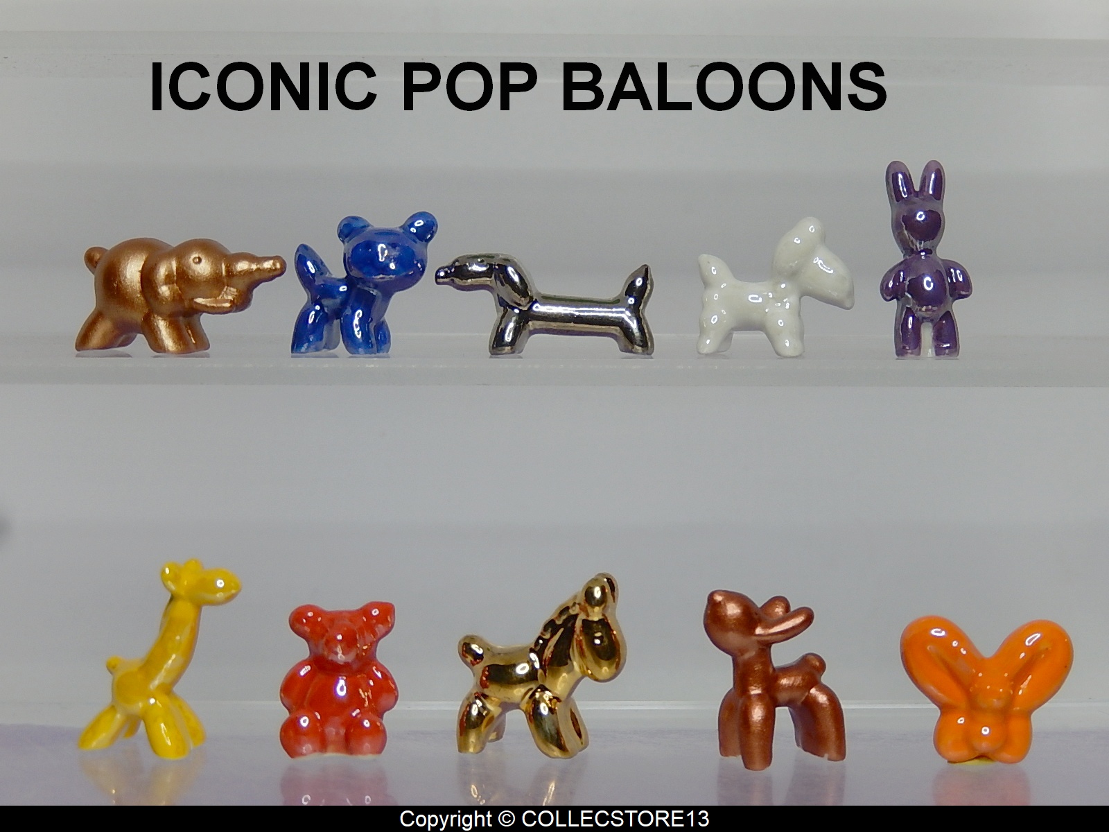 ICONIC POP BALOONS - ANIMAUX BALLONS - Fèves de collection - CollectStore