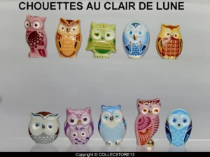 CHOUETTES AU CLAIR DE LUNE - FILET OR