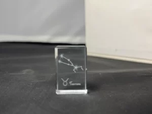 FEVES A L'UNITE SIGNES ASTROLOGIQUES EN VERRE (TAUREAU)