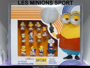 COFFRET DE FEVES LES MINIONS SPORT AVEC FEVE MEDIUM