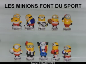 BOITE DE 100 FEVES LES MINIONS SPORT