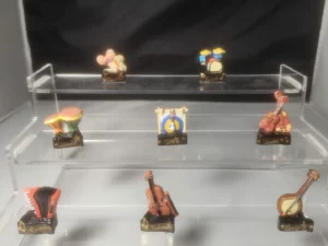 DVO11 SERIE INCOMPLETE DE FEVES LES INSTRUMENTS DE MUSIQUE