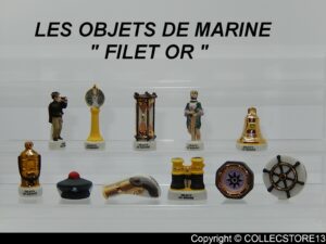 PROMOTIONS | Acheter sur Collec Store DVO11 LES OBJEST DE LA MARINE "FILET OR "