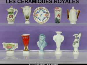 DVO8 LES CERAMIQUES ROYALES FILET OR- VAISSELLE-VASES